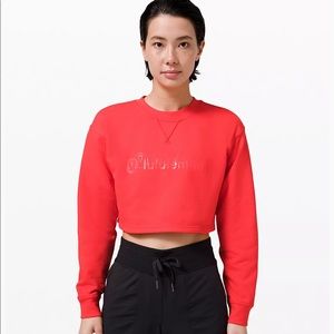 EUC Lululemon All Yours Cropped Crew Lunar New Year 6